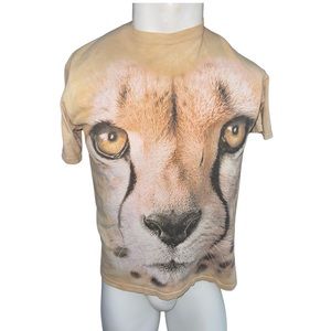 Smithsonian Leopard Print Shirt : Vintage Style The Mountain : Fossil Ridge : M